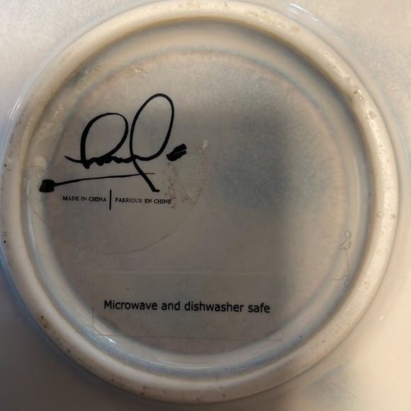 HOST Pick🌟 Signed Handcrafted Ceramic 𝅺BREAKFAST Set (3) Dish, Cup & Saucer - Picture 7 of 7